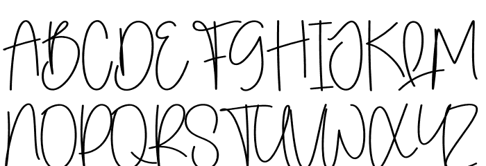 Breadshop Font UPPERCASE