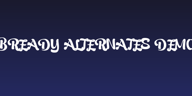 Bready Alternates Demo Social Header