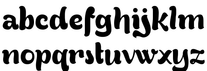 Bready Alternates Demo Font LOWERCASE