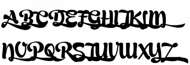 Bready C-Clockwise Demo フォント 大文字