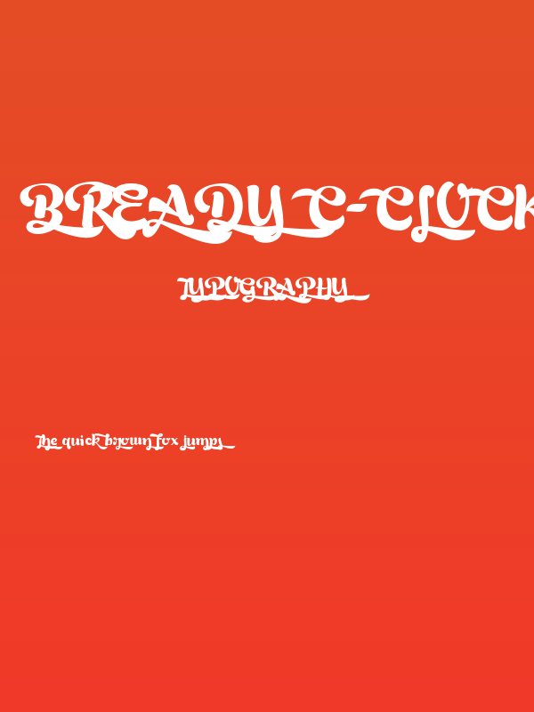 Bready C-Clockwise Demo Poster