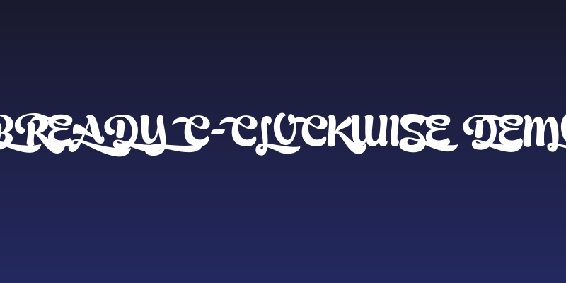 Bready C-Clockwise Demo Social Header