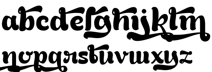 Bready Clockwise Demo Font LOWERCASE