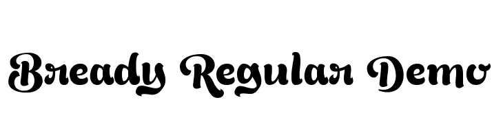 Bready Regular Demo  免费字体下载
