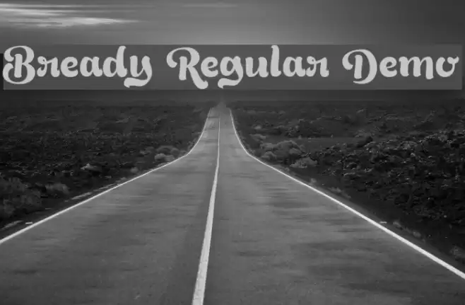 Bready Regular Demo Fuentes examples