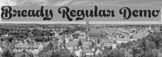 Bready Regular Demo Fuentes examples