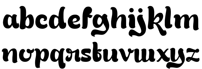 Bready Regular Demo Font LOWERCASE