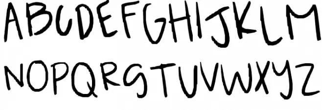 Breah's ahhh-mazingg handwritten font!! XD خط أحرف كبيرة