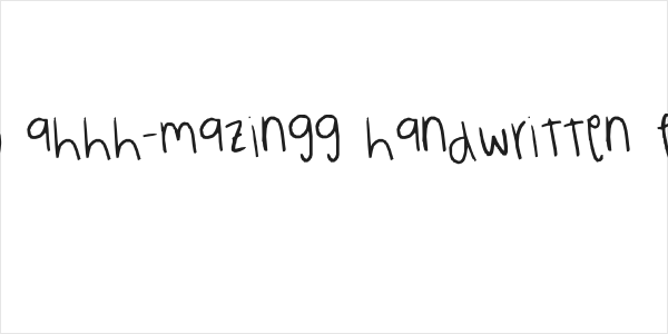 Breah's ahhh-mazingg handwritten font!! XD Logo