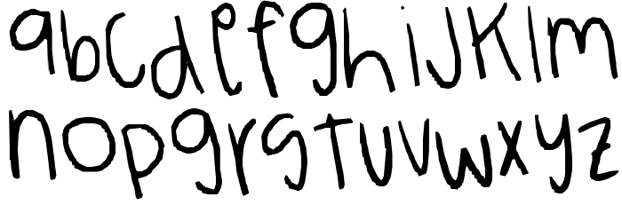 Breah's ahhh-mazingg handwritten font!! XD Font LOWERCASE