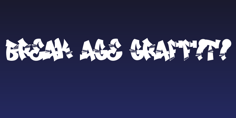 Break Age Graffiti Social Header