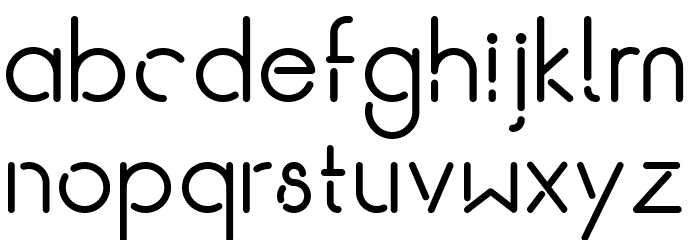 Break Bold Font LOWERCASE