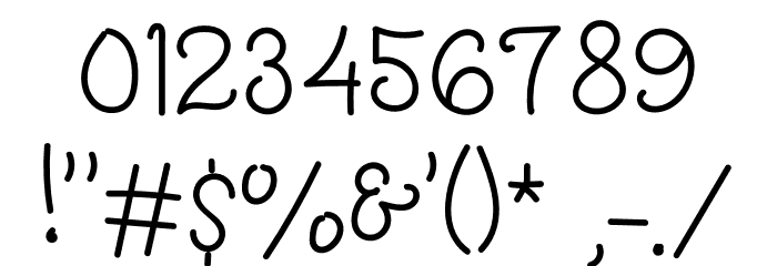 Break Coffee Font OTHER CHARS