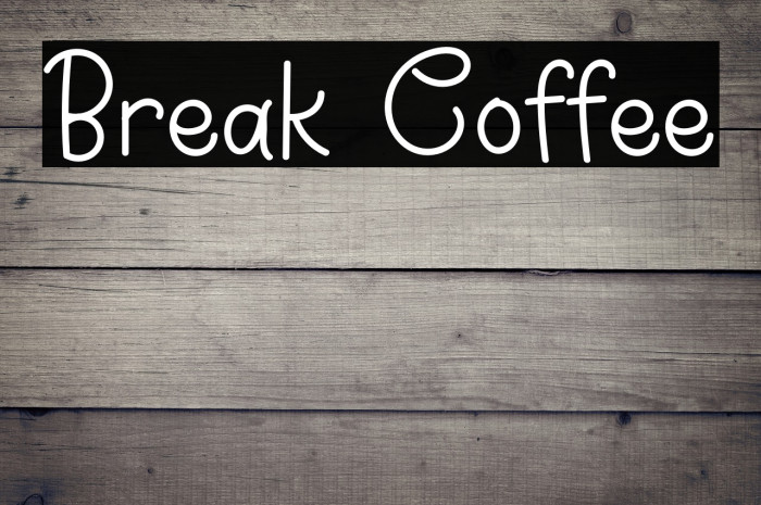 Break Coffee Example 1