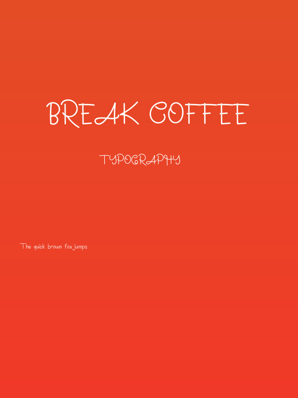 Break Coffee Poster