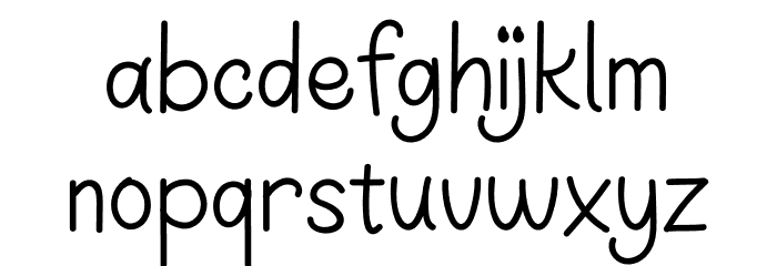 Break Coffee Font LOWERCASE