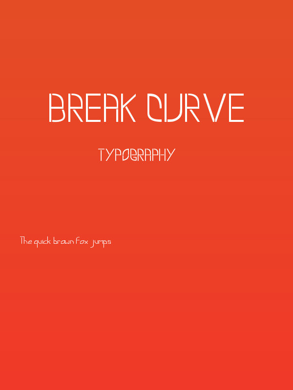 Break Curve Poster