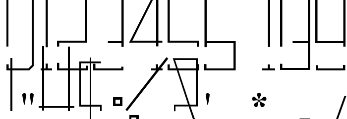 Break Down Font OTHER CHARS