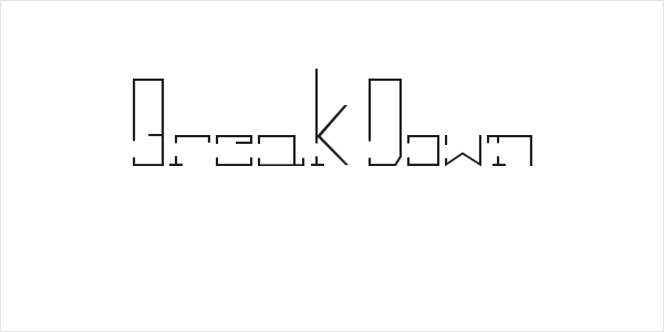 Break Down Logo
