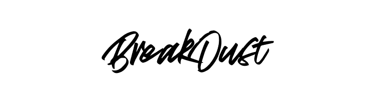 Break Dust  免费字体下载
