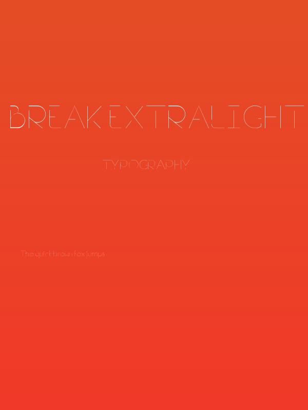 Break ExtraLight Poster