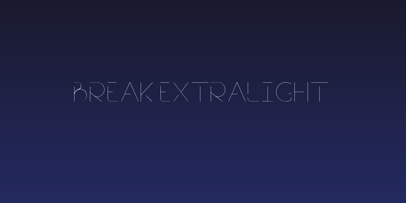 Break ExtraLight Social Header