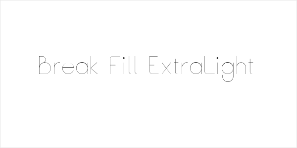 Break Fill ExtraLight Logo
