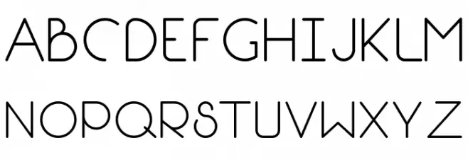 Break Fill SemiBold フォント 大文字
