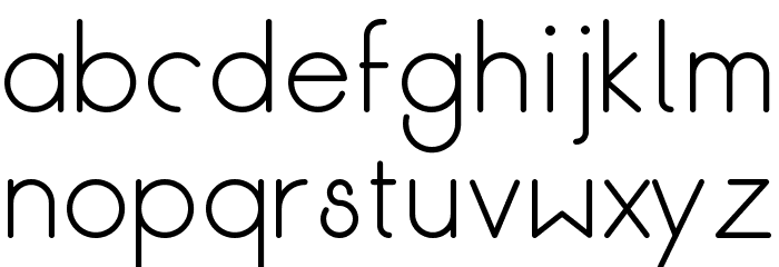 Break Fill SemiBold Font LOWERCASE
