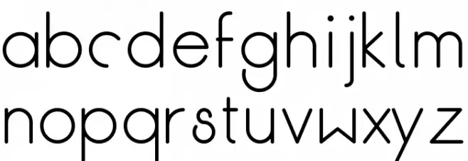 Break Fill SemiBold Schriftart Kleinbuchstaben