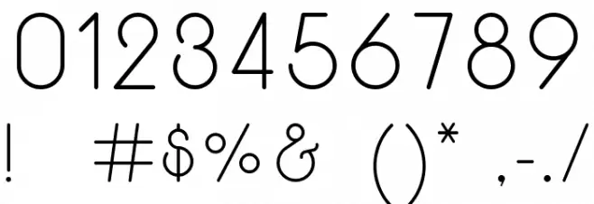 Break Fill Font OTHER CHARS