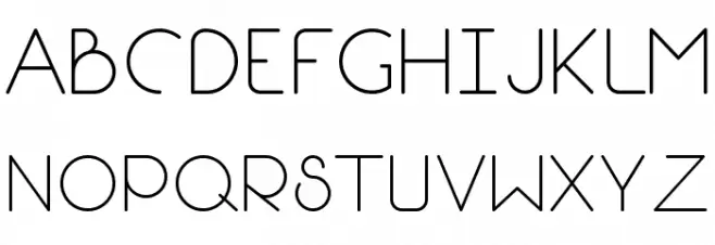 Break Fill Schriftart Groß