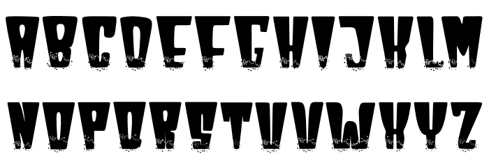 Break Flames Font LOWERCASE