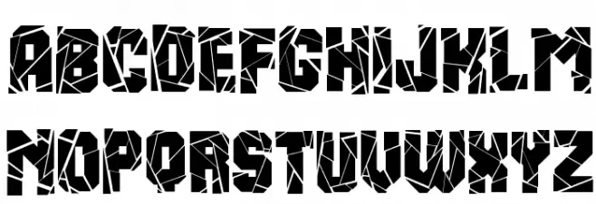 Break It Down Schriftart Groß