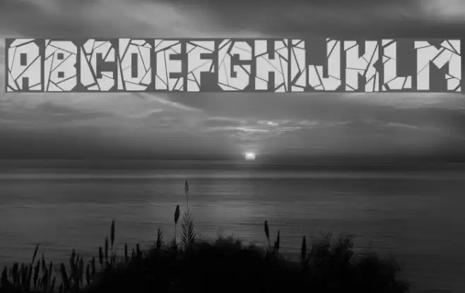 Break It Down Font examples