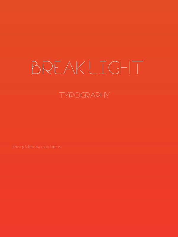 Break Light Poster