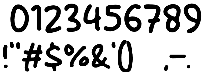 Break Mind Font OTHER CHARS