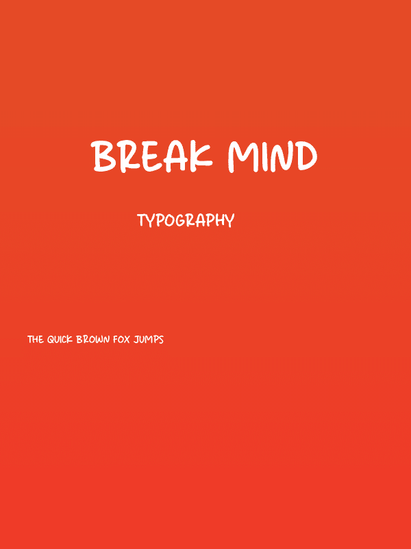 Break Mind Poster