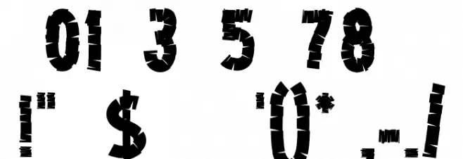 Break Parquet Font Alte caractere