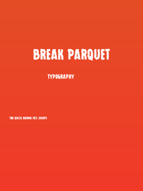 Break Parquet Poster