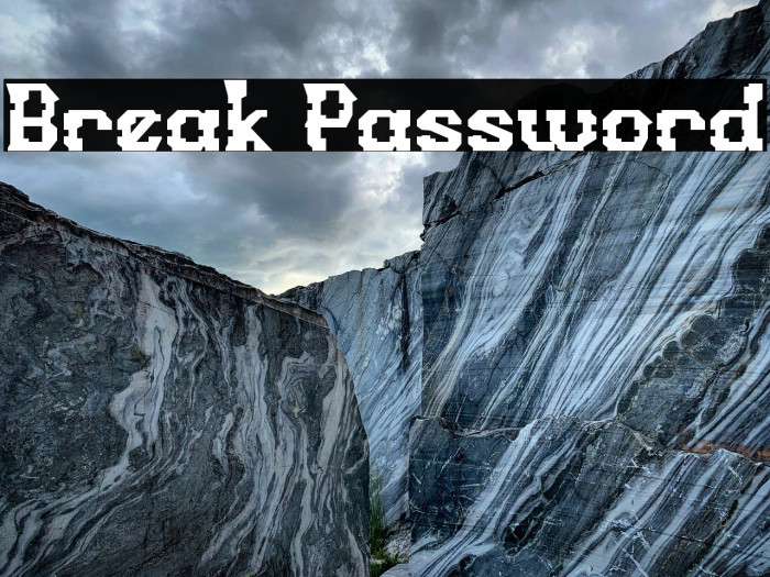 Break Password Example 1