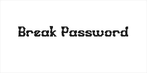 Break Password Logo