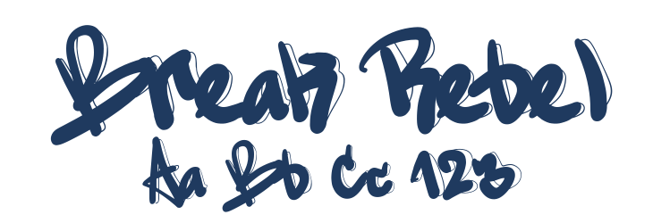 Break Rebel Font Preview
