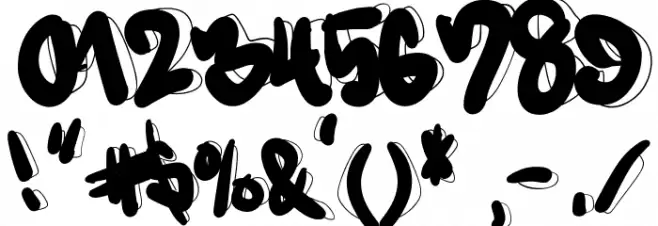 Break Rebel फ़ॉन्ट अन्य घर का काम