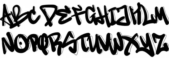 Break Rebel फ़ॉन्ट अपरकेस