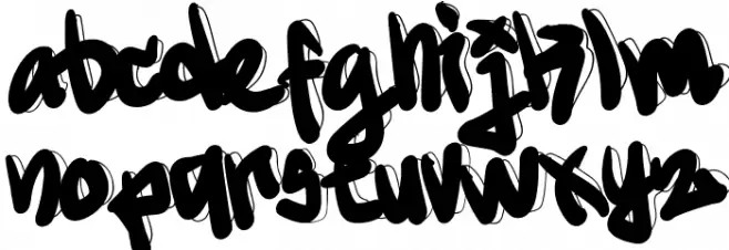 Break Rebel फ़ॉन्ट लोअरकेस