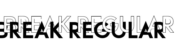 Break Regular  Frei Schriftart Herunterladen