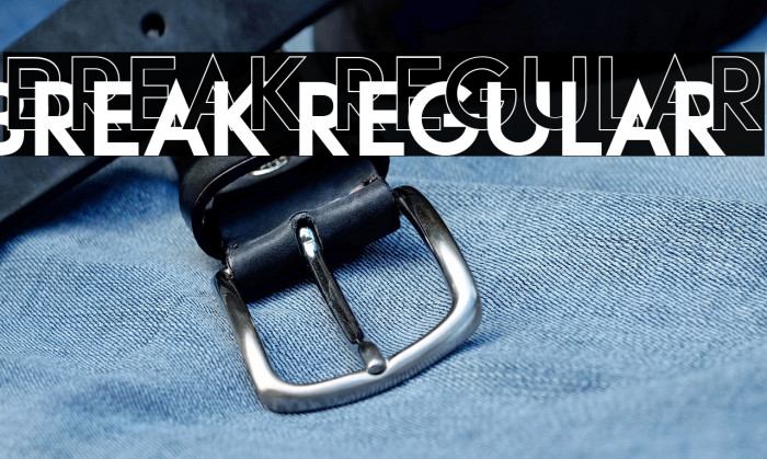 Break Regular Example 3