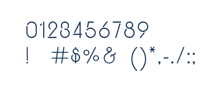 Break SemiBold Other Characters