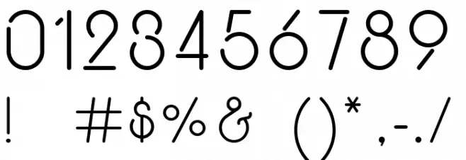 Break SemiBold Font OTHER CHARS